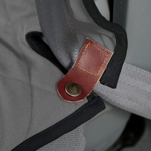 PetSafe Happy Ride Quilted Hammock Seat Cover - Long-Lasting Waterproof Backseat Protection - Keeps Leather Seats Clean & Protects from Scratches - Prevents Driver Distraction - Grey - color: Grey, size: Standard, style: Hammock