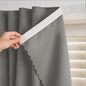 Self Adhesive Curtains - No Drilling, No Rod, Easy to Install Blackout Curtains for Window Blinds,Bedroom(Grey 35 * 59in-1P) - color: Grey, size: 35"W x 59"L (Pack of 1)