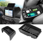 2PCS Center Console Organizer Compatible with Ford Escape 2020-2025 2026 Armrest Storage Box and Dashboard Tray Behind 8-inch Screen Dash Insert Tray Interior Accessories-ONLY FIT 8" display