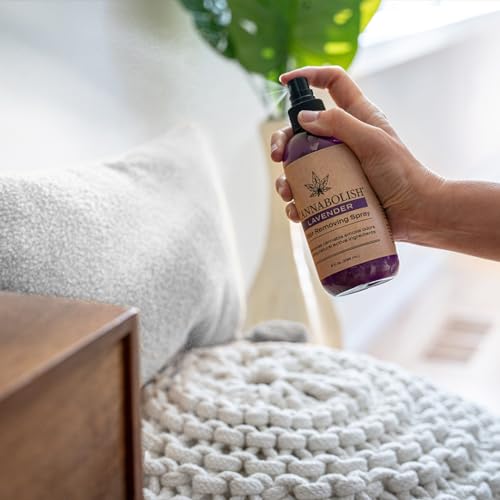 Cannabolish Lavender Smoke Odor Eliminator Spray and Air Freshener, 8 fl. oz, Natural Ingredients (Pack of 2)