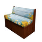 NDISTIN Blue Wood Sunflower RV Dinette Cushion Covers 2 Sets Camper Couch Cushion Covers Dinette with 1 Backrest & 1 Bench Covers Stretch Sofa Furniture Protector for RV Camper Sofa - color: Blue Wood Sunflower