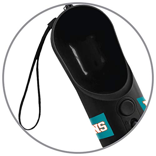 Pets First Dog Water Bottle. NFL Miami Dolphins PET Water Bottle. Best Cat Water Bottle. Water Fountain Dispenser for Dogs & Cats., Black, 13.5oz (DOL-3344) - color: Miami Dolphins