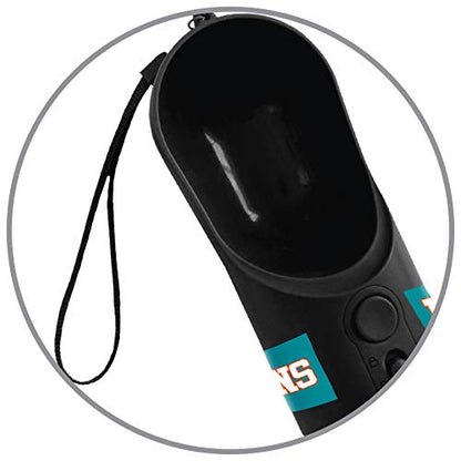 Pets First Dog Water Bottle. NFL Miami Dolphins PET Water Bottle. Best Cat Water Bottle. Water Fountain Dispenser for Dogs & Cats., Black, 13.5oz (DOL-3344) - color: Miami Dolphins