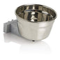 Lixit® Stainless Steel Kennel Food or Water Bowl - Non Spill Hanging Removable Crate Bowls - Carrier Cage Dish for Dogs or Cats for Feeding and Drinking (Stainless Steel, 20 Ounce) - size: 20 oz (Pack of 1)
