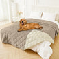 Smiry Waterproof Dog Bed Cover Blanket 82x120, Soft Reversible Pet Blanket, Washable Leakproof Cats Dogs Couch Cover for Sofa, Couch, Furniture, Taupe/Beige - color: Taupe/Beige, size: 82x120 Inch