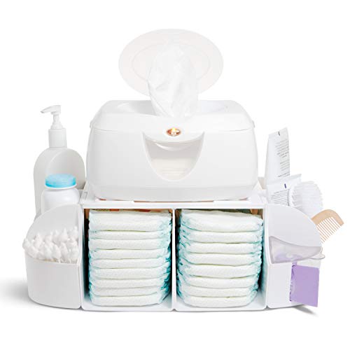 Munchkin® Diaper Change Organizer, Green/White (Pack of 6) - size: 14 Piece Set (Pack of 6)