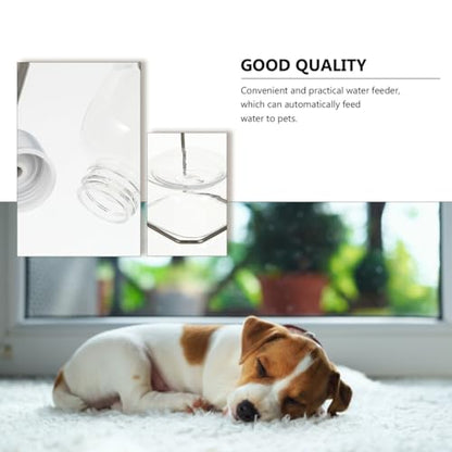 balacoo Pet Hanging Water Dispenser 9.84In Portable Leak-Proof Automatic Dog Water Bottle for Crate and Kennel Feeding