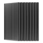 18BB N-Type 800 Watt Solar Panel, 12V 8PCS 100W Solar Panels, 25% High-Efficiency, Monocrystalline PV Modules, for RV, Marine, Boat, Shed Farm, Rooftop, Farm and Off-Grid System - style: 800W-100W 8PC