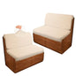 RV Dinette Cushion Covers, 4PCS Leaf RV Couch Cover, Camper Cushion Covers, Camper-rv Sofa Cover for Couch, Bench Seat & Dinette Booth Cushions(Beige White,[39.4" to 49.2"]×[19.7" to 25.6"]) - color: Leaf/Beige White/4pcs