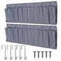 2 Pcs RV Shoe Pockets 10 Pockets Heavy Hanging Bedside Storage Organizer Bedside Shoe Organizer with Sturdy Hooks Storage Pocket Hangs on bed for Shoes Toys and Tool Accessories
