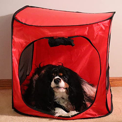 Portable Pop Up Dog Crate-Medium - size: 30.5"L x 20.0"W x 20.0"H