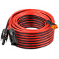 10AWG 40FT Solar to XT60i Extension Cable 3 6 10 35 50 75 100FT Heavy Duty Adapter Cable Connector XT60i Wire for Portable Power Station, Solar Panel, RV, Battery, Renewable Energy Applications - size: 40FT