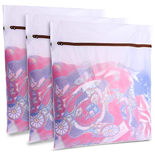 GOGOODA Mesh Laundry Bags for Delicates Durable Protective Wash Bags Travel Storage Bags for Intimates Lingerie, 3PCS（3XXL） - size: 3XXL