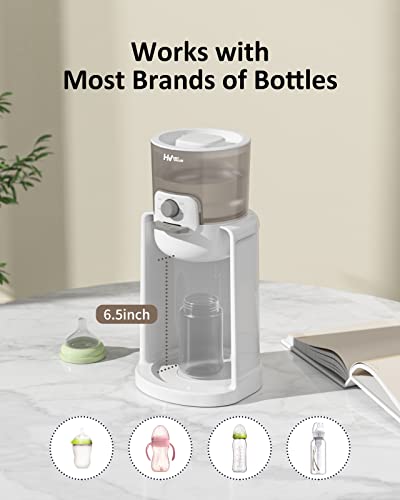 Water Warmer, HEYVALUE Baby Bottle Warmer, Formula Maker with Night Light, 4 Temperature Control & 72H Keep Warm, Detachable Tank, Instantly Dispenses Warm Water, Feed Baby More Easier and Healthier - color: Moon White