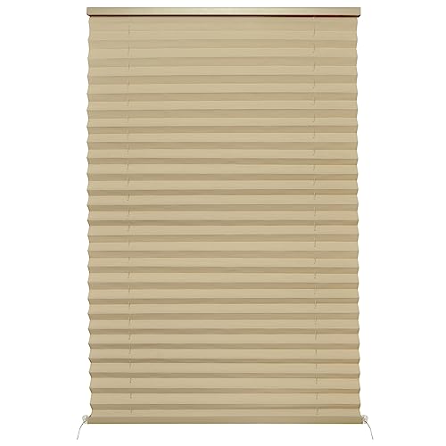 NOVINO RV Blinds for Camper Window,RV Shades Window Pleated Shades,Camper Blinds for Travel Trailer Motor Coach Motorhome-17 W x 24" L - color: Cappuccino, size: 17"W x 24"H