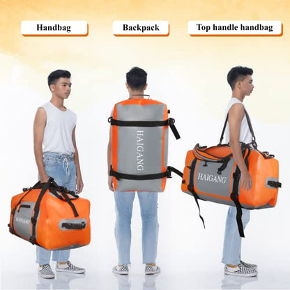 70L Waterproof Duffel Bag Travel Dry Bag, Large Capacity, Adjustable Thickened Straps and Handles, Zip Closure, Air Valve, Keep Equipment Safe, Suitable for Boating Rafting Motorcycle Kayaking - size: 70L