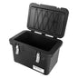IRIS USA Hugel 44 QT Cooler, Heavy Duty Metal Buckles, Leak-Free Design, Durable Hard Cooler, Ice Chest with Bungee Strap, Molded Handles, Camping Boat Tailgating Road Trips, Charcoal Gray - color: Dark Gray, size: 11 Gal