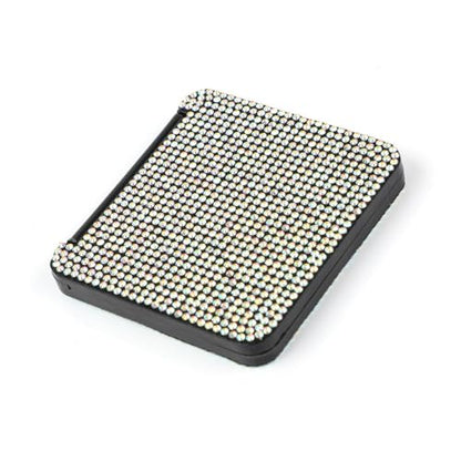 Portable Foldable Mirror with Sparkling Surface – Elegant Square Dual-Sided Mirror for Women