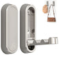2Pcs Foldable Wall Hooks, Zinc Alloy Folding Hook Silver, Heavy Duty Folding Coat Hooks Wall Mounted for Hanging Coat Towels Bags Keys (Silver, 2 Pack) - color: Silver, size: 2 Pack