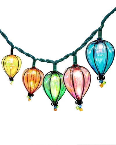 Multicolor Outdoor String Lights with 10 Bulbs, 11FT Connectable UL Listed Backyard Patio String Lights Hanging Indoor Outdoor for Patio Garden Gazebo Bistro Party Wedding - style: 1 PCS