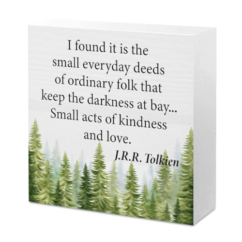 Mountain Decor Travel Adventure Forest Awaits Sign Camper Rv Camping Classroom Decor for Home Desk Room Office Table Cubicle Shelf 5 X 5 Inch - color: Love