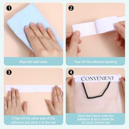 3 Pack Plastic Bag Holder,Wall Mount Grocery Bag Storage Organizer for Home Kitchen Trash Bags Holder Dispenser for Grocery Shopping Bags Organizer