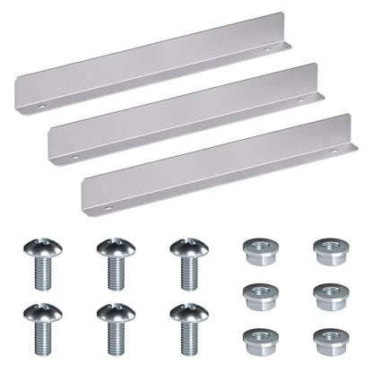 AA Products P-SH-Divider-16A Shelf Divider Shelf Accessories Designed for 16" Depth Van Shelving Storage, Set of 3 - Grey - size: 16"D - Basic Version