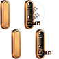 4PCS Foldable Wall Hooks, Flip Down Design with 40 lbs Heavy-Duty Capacity, Retractable Wall Hooks for Bathroom, Bedroom & Entryway Space Saving (Bronze) - color: Bronze, size: 4 Hooks