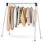 Clothes Drying Rack, Foldable Drying Rack Clothing, Stainless Steel Laundry Rack, Free-Standing, Indoor Outdoor Use with Travel Friendly Design, Collapsible for Home, Camping, Theater, RV Use, Black - size: 55 inch