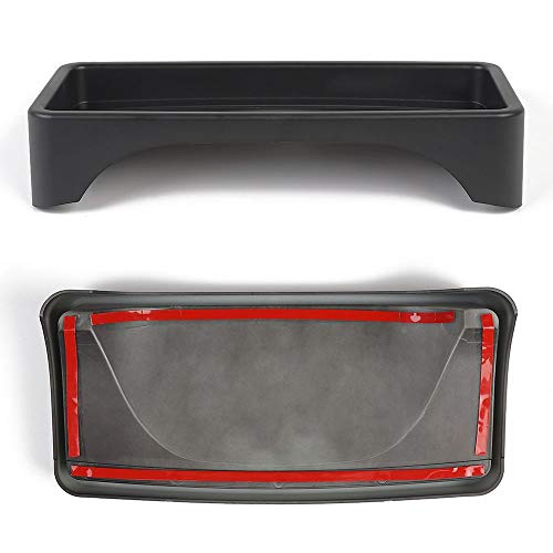 RT-TCZ JK Dashboard Storage Organizer Tray Phone Sunglasses Box Container for 2007-2010 Jeep Wrangler JK JKU Unlimited