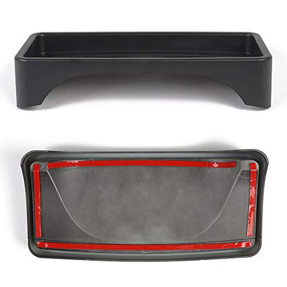 RT-TCZ JK Dashboard Storage Organizer Tray Phone Sunglasses Box Container for 2007-2010 Jeep Wrangler JK JKU Unlimited