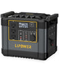 Lipower 1200W Portable Power Station, 1075Wh Solar Powered Generator AC Outlets(2000W Peak) with PD USB Ports, Electric Generator for Camping, Power Supply, Home Use, Emergency, Road Trip - size: 1075Wh(1200W)