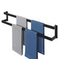 Alise Double Towel Bar, 32" Towel Racks for Bathroom Wall Mounted SUS304 Stainless Steel, Quick Drying Bathroom Towel Holder, Long Heavy Duty Towel Hanger, Matte Black - color: Matte Black, size: 32-inch