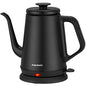 DmofwHi Gooseneck Electric Kettle(1.0L),1000W Electric Tea Kettle of 304 Stainless Steel,Auto Shut off,Water Kettle for Coffee and Tea -Matte Black - color: MATTE BLACK