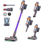 Cordless Vacuum Cleaner, 600W/50KPA/65Mins(ECO Mode) Vacuum Cleaners for Home, Self-Standing Stick Vacuum with Wall Mount Charging and Auto Mode, Handheld Vacuum for Pet Hair/Carpet/Floor
