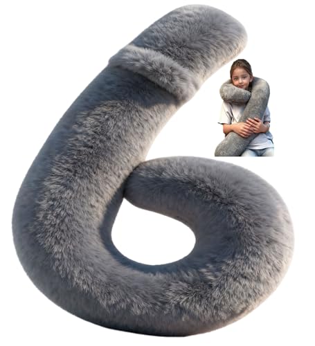 Car Travel Pillow, car Pillow for Kids and Adults, Ergonomic Travel Pillow Providing Neck and Body Support, a Sleep aid, Children's Travel Pillow - Gray - color: Grey