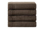 Ozdilek 4-Piece Bath Towels, 27x54, 100% Turkish Cotton, Luxury Quick Dry, Extra Large, Fade-Resistant, Eco-Friendly, Spa Towel, Comfortable (Chocolate Brown) - color: Chocolate Brown