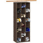 Simple Houseware 24 Section Shelves Hanging Shoes Organizer Holder for Closet, Brown - color: Brown