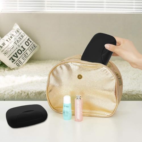 Travel Soap Holder Bar Soap Dish Shower Soap Saver Case Container Box for Bathroom Camping Gym Vonpri (Matt Black 3pack)