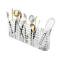 JAQ Utensil Holder for Sink, Sus304 Stainless Steel Rust Free Silverware Cutlery Flatware Holder Rack Organizer with Hooks for Dish Drying Rack Sink Dish Drainer in Kitchen Bathroom - size: 304 Stainless Steel - Utensil Holder