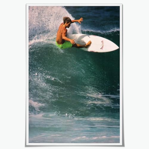 Vintage Surfer Wall Art 1990 Surf Contest Poster Print Summer Beach Canvas Posters Retro Room Decoration Aesthetic Surfer Artwork for Beach Lovers 8x12inch Unframed - color: style-2, size: 8"L x 12"W