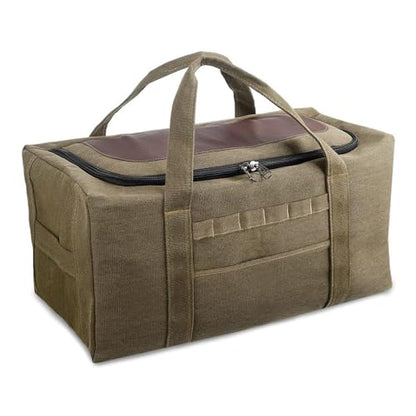 Large Military Duffle Bag Tactical Camping Storage Utility Tote Bag Camping Kitchen Organizer with Deployment Cargo Bag Travel Sports Equipment(Khaki,Large 29.53"x15.75"x15.75") - size: Large 29.53"x15.75"x15.75"