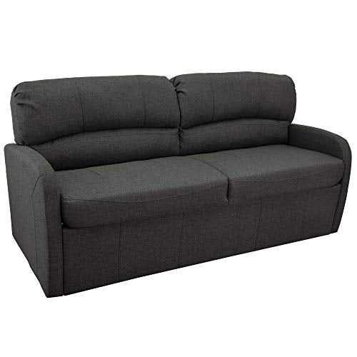 RecPro 70" RV Jack Knife Sofa w/Arms | RV Sleeper Sofa | RV Couch | RV Living Room (Slideout) | Camper Furniture (Fossil) - color: Fossil