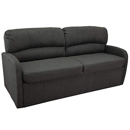 RecPro 70" RV Jack Knife Sofa w/Arms | RV Sleeper Sofa | RV Couch | RV Living Room (Slideout) | Camper Furniture (Fossil) - color: Fossil
