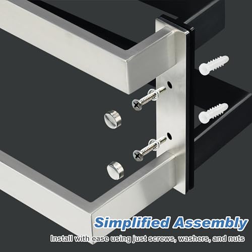 Alise Double Towel Bar, 24" Towel Racks for Bathroom Wall Mounted SUS304 Stainless Steel, Heavy Duty Bathroom Towel Holder, Quick Drying Towel Hanger, Brushed Nickel - color: Brushed Nickel, size: 24-inch