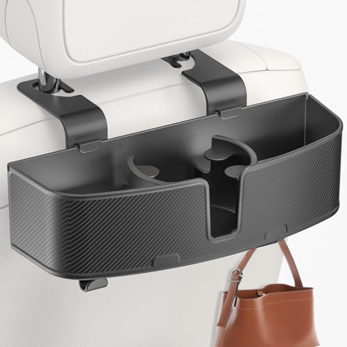 MAGJIEYX Car Headrest Cup Holder for Back Seat Organizer for Multi-Hanging Snack Storage Box with Strong Hooks for Kids and Uber Backseat Passengers Share Rid for Travel Accessories - size: Standard | Car Organizer