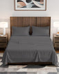 Olympic Queen Sheet Set 66x80 - 4 Piece RV Olympic Queen Size Sheets - Soft, Breathable & Cooling - Fits 14” to 16" Mattress w/ Deep Pockets - Comfy Luxury Bedding - Fade & Wrinkle Free - Dark Grey - color: 07 - Dark Grey, size: Olypmic Queen