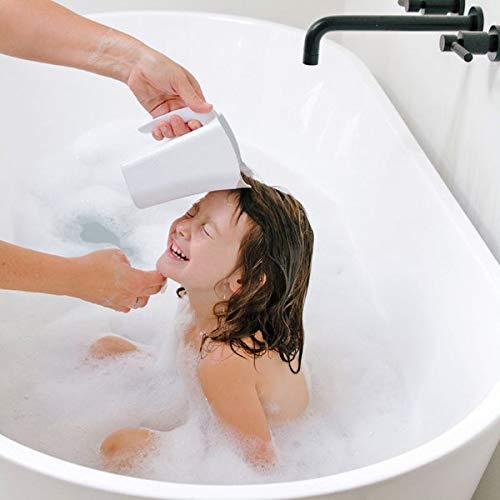 Ubbi Bath Rinse Cup for Babies & Toddlers, Baby Hair Rinse Cup, Newborn Bath Time Essential, Tear-Free Bath Accessory, White - style: Rinse Cup