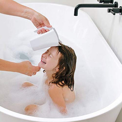 Ubbi Bath Rinse Cup for Babies & Toddlers, Baby Hair Rinse Cup, Newborn Bath Time Essential, Tear-Free Bath Accessory, White - style: Rinse Cup