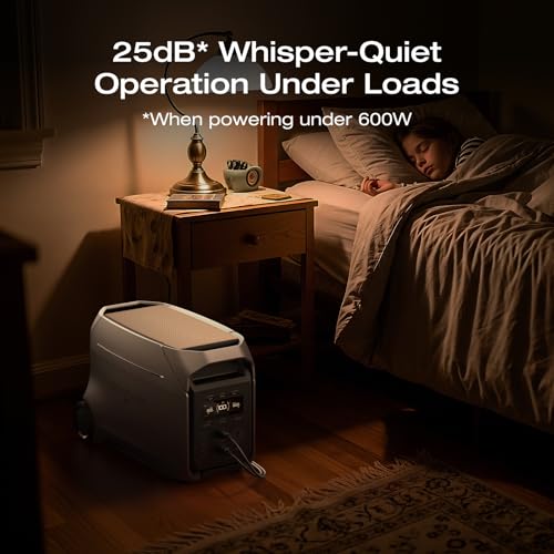 EF ECOFLOW DELTA 3 Ultra Plus Portable Power Station with 2X220W Solar Panel, 3072Wh LiFePO4 Battery, 3600W (7200W Surge) Output, Expandable to 11kWh, Reliable Home Battery Backup & Camping - style: DELTA 3 Ultra Plus+2*220W Solar Panel